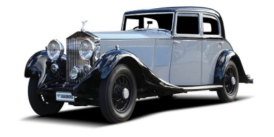 Black grey Rolls-Royce Sports Saloon