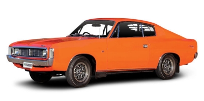 Orange Chrysler Coupe