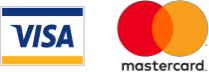 VISA and Mastercard logos