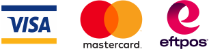 Visa, Mastercard, eftpos logo